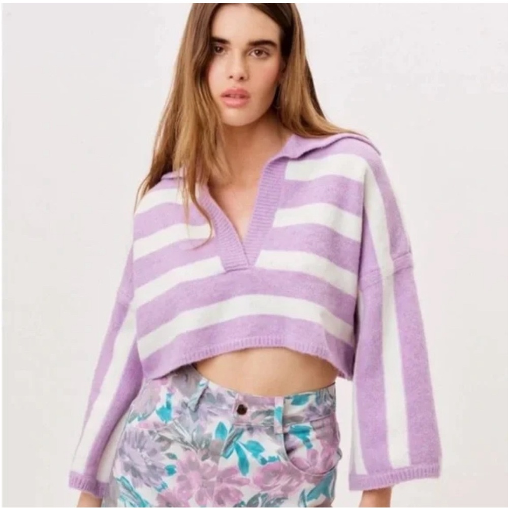 For love &lemons cropped sweater